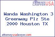 Wanda Washington 3 Greenway Plz Ste 2000 Houston TX