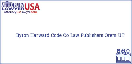 Telephone, Address and other contact data of Byron Harward, Orem, UT, USA