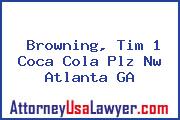 Browning, Tim 1 Coca Cola Plz Nw Atlanta GA