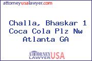 Challa, Bhaskar 1 Coca Cola Plz Nw Atlanta GA