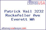 Patrick Vail 3232 Rockefeller Ave Everett WA