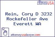 Rein, Cory D 3232 Rockefeller Ave Everett WA