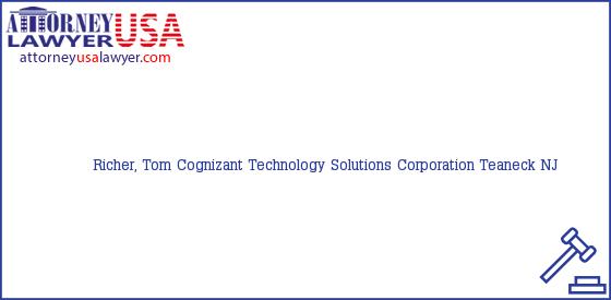 Telephone, Address and other contact data of Richer, Tom, Teaneck, NJ, USA