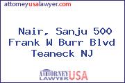 Nair, Sanju 500 Frank W Burr Blvd Teaneck NJ