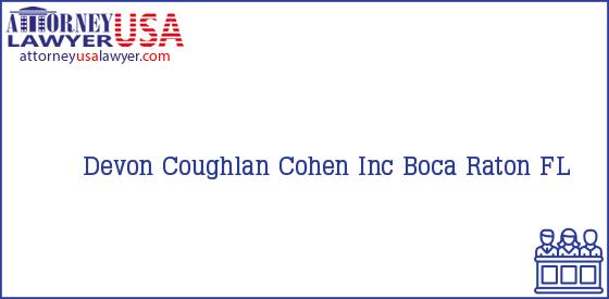 Telephone, Address and other contact data of Devon Coughlan, Boca Raton, FL, USA