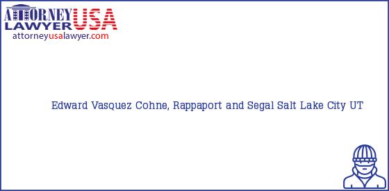 Telephone, Address and other contact data of Edward Vasquez, Salt Lake City, UT, USA