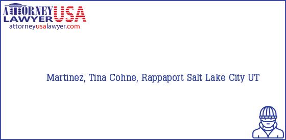 Telephone, Address and other contact data of Martinez, Tina, Salt Lake City, UT, USA
