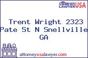 Trent Wright 2323 Pate St N Snellville GA