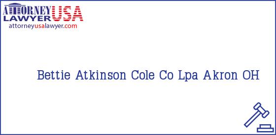 Telephone, Address and other contact data of Bettie Atkinson, Akron, OH, USA