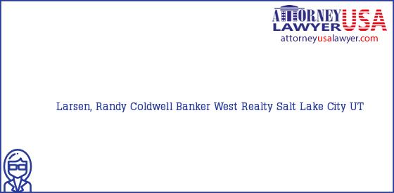 Telephone, Address and other contact data of Larsen, Randy, Salt Lake City, UT, USA