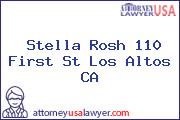 Stella Rosh 110 First St Los Altos CA