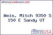 Weis, Mitch 9350 S 150 E Sandy UT