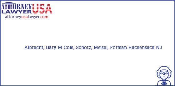 Telephone, Address and other contact data of Albrecht, Gary M, Hackensack, NJ, USA