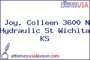 Joy, Colleen 3600 N Hydraulic St Wichita KS