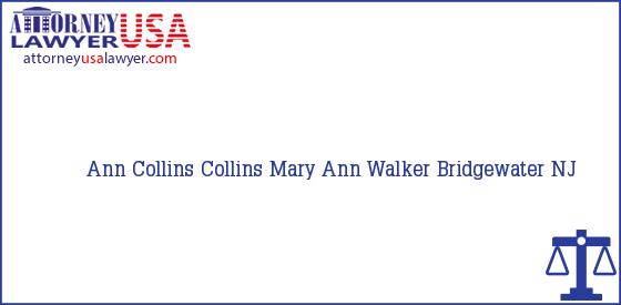 Telephone, Address and other contact data of Ann Collins, Bridgewater, NJ, USA
