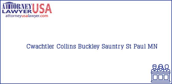 Telephone, Address and other contact data of Cwachtler, St Paul, MN, USA