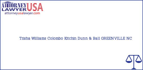 Telephone, Address and other contact data of Trisha Williams, GREENVILLE, NC, USA