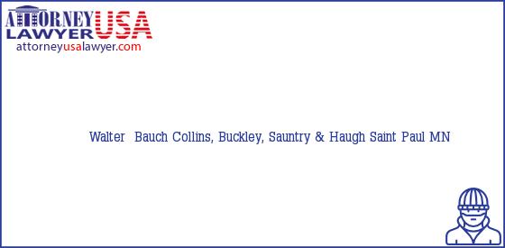 Telephone, Address and other contact data of Walter  Bauch, Saint Paul, MN, USA