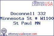 Doconnell 332 Minnesota St # W1100 St Paul MN
