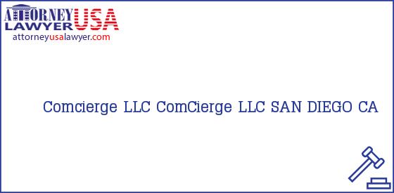 Telephone, Address and other contact data of Comcierge LLC, SAN DIEGO, CA, USA