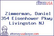 Zimmerman, Daniel 354 Eisenhower Pkwy Livingston NJ