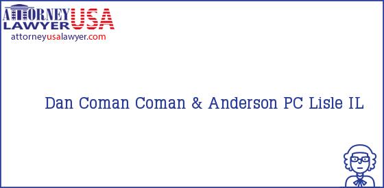 Telephone, Address and other contact data of Dan Coman, Lisle, IL, USA