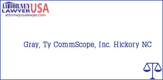 Telephone, Address and other contact data of Gray, Ty, Hickory, NC, USA