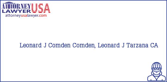 Telephone, Address and other contact data of Leonard J Comden, Tarzana, CA, USA
