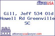 Gill, Jeff 534 Old Howell Rd Greenville SC