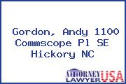 Gordon, Andy 1100 Commscope Pl SE Hickory NC