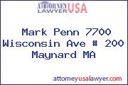Mark Penn 7700 Wisconsin Ave # 200 Maynard MA