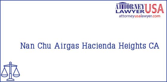 Telephone, Address and other contact data of Nan Chu, Hacienda Heights, CA, USA