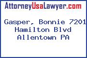 Gasper, Bonnie 7201 Hamilton Blvd Allentown PA