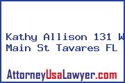 Kathy Allison 131 W Main St Tavares FL