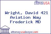 Wright, David 421 Aviation Way Frederick MD