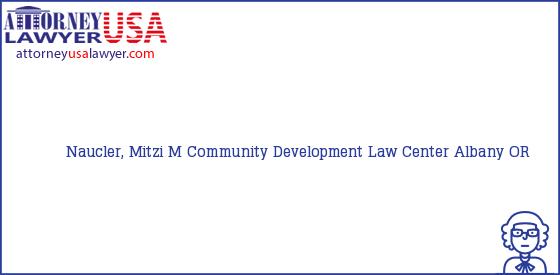Telephone, Address and other contact data of Naucler, Mitzi M, Albany, OR, USA
