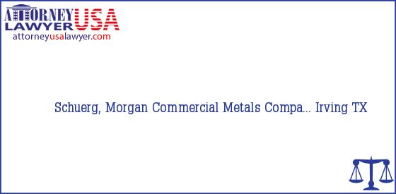 Telephone, Address and other contact data of Schuerg, Morgan, Irving, TX, USA