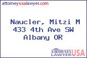 Naucler, Mitzi M 433 4th Ave SW Albany OR