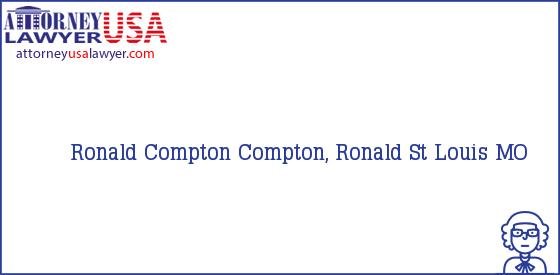Telephone, Address and other contact data of Ronald Compton, St Louis, MO, USA