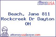 Beach, Jane 811 Rockcreek Dr Dayton OH