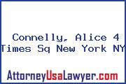 Connelly, Alice 4 Times Sq New York NY
