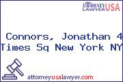 Connors, Jonathan 4 Times Sq New York NY