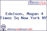 Edelson, Megan 4 Times Sq New York NY