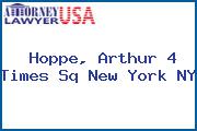 Hoppe, Arthur 4 Times Sq New York NY