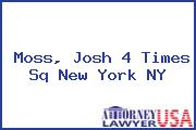 Moss, Josh 4 Times Sq New York NY