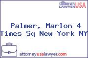 Palmer, Marlon 4 Times Sq New York NY