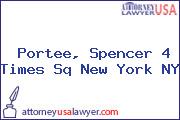 Portee, Spencer 4 Times Sq New York NY