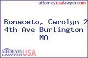 Bonaceto, Carolyn 2 4th Ave Burlington MA