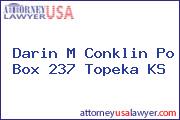 Darin M Conklin Po Box 237 Topeka KS