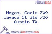 Hogan, Carla 700 Lavaca St Ste 720 Austin TX